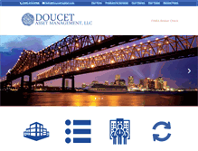 Tablet Screenshot of doucetcapital.com